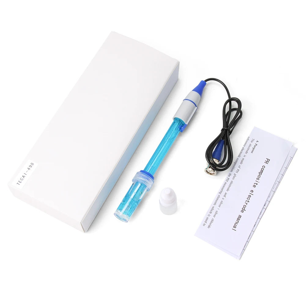 Ph Electrode Probe Aquarium Swimming Pool BNC Replace Probe Connector PH Calibra