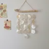 50mm/50pcs Natural Shells Round Slices Ornaments DIY Manual Material for Home Lamps Wind Chime Pendant Jewelry Accessories 3