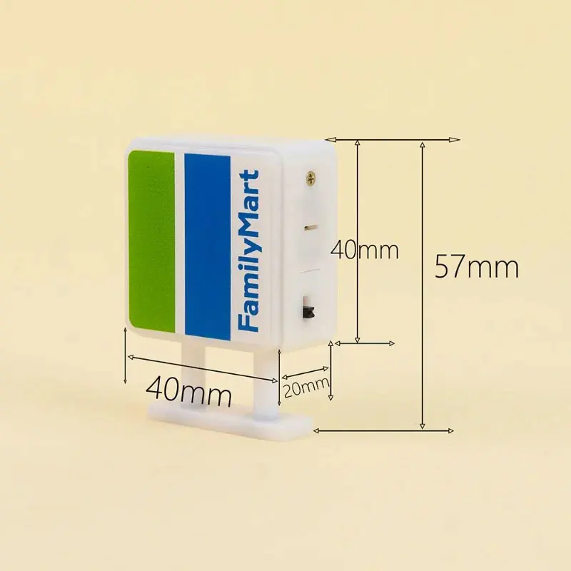 Mini Magnetic Fridge Stickers Convenience Store Light Signs Home Decor
