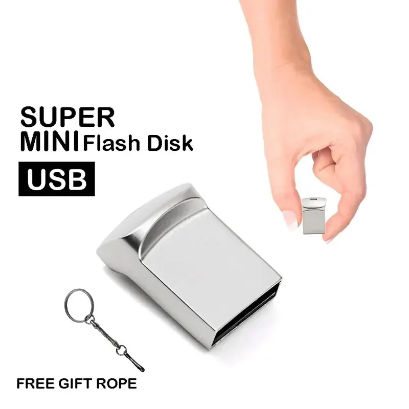 Mini Metal USB Flash Drive usb flash drive 64GB Memory Stick Pen Drive Storage Devices