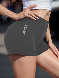 Women's High - Waist Breathable Fitness Shorts - XS (GRAY)