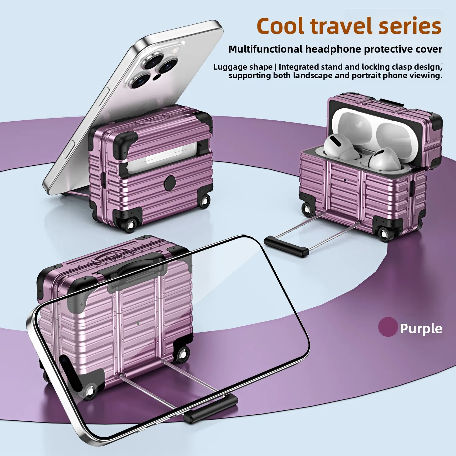 Trendy Drop-Proof Fashion Luggage Protective Case