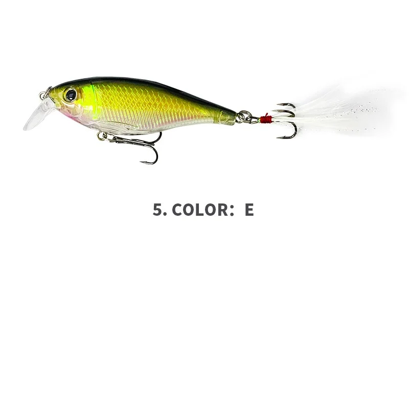 1 Stück Minnow-Köder 12,3g/8,5cm für Süß- und Salzwasser, Bio-Mimetischer Köder, Laser-Klein-Fischköder, Wobbler, Crankbait, Angelzubehör – Detail 11