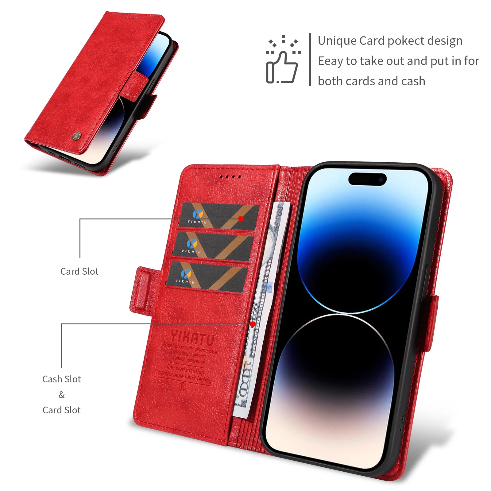 Premium Wallet Phone Case with Enhanced Protection and Stylish Design