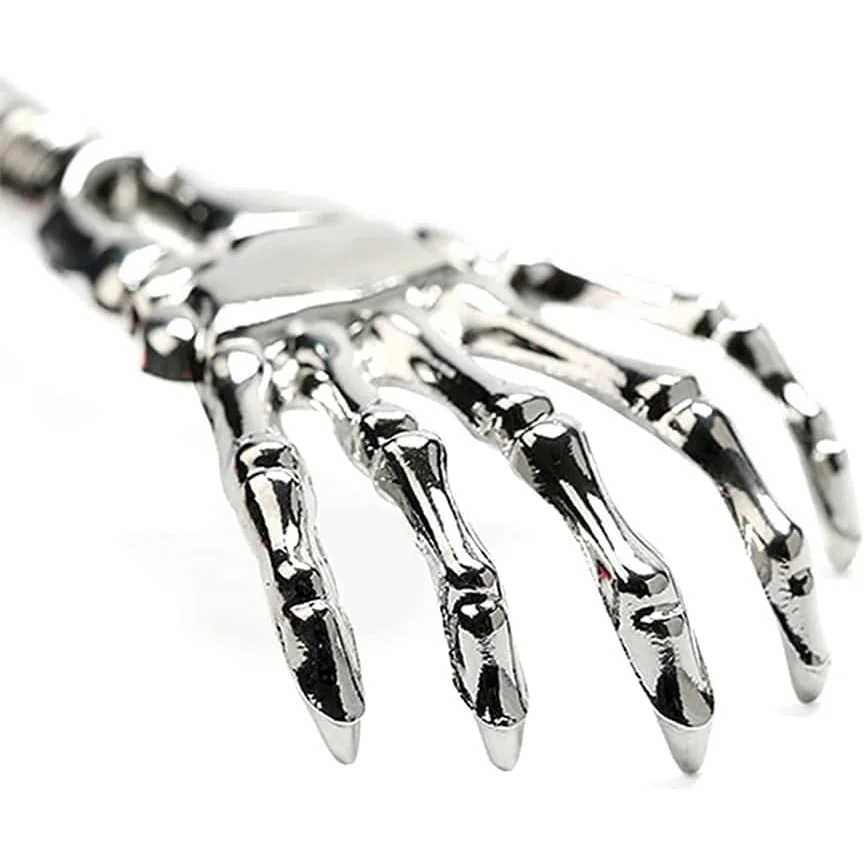 Stainless Steel Back Scratcher Telescopic Scratching Massager Extendable Itch Old Man Happy Health Products Hackle Handicrafts 3