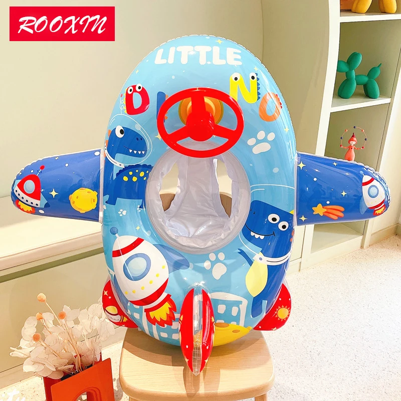 

ROOXIN Children Swim Ring Tube Inflatable Toy Baby Swimming Ring Seat For Kid Swim Circle Float Swim Pool Water Play Equipment
