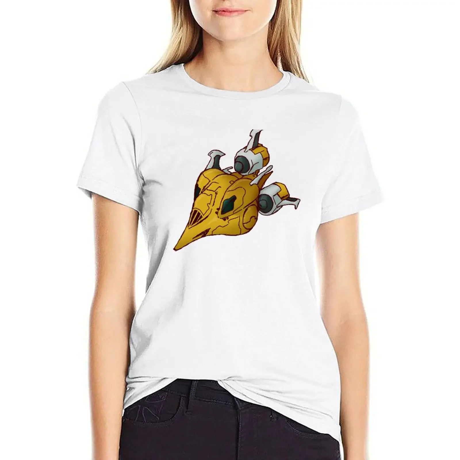 

neumann the magical rocket T-shirt shirts graphic tees summer tops rock and roll t shirts for Women