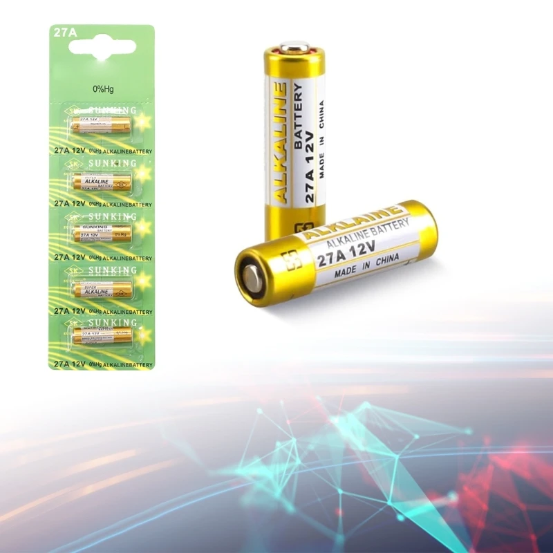 Alkaline Battery 27A 12V For Wireless Doorbells Theft Prevente