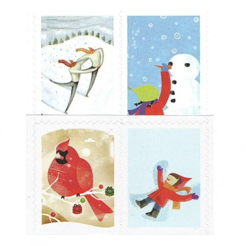 

2014 winter fun，100Pcs Forevre postage，Stamps, postmarks, suitable for collection, new