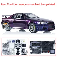 1/8 Capo R34 RC Racing Car Model Radio Control Drifting KIT W/O Electrical Parts 2-Speed Gearbox Vehicle Truck Model TH22097 1
