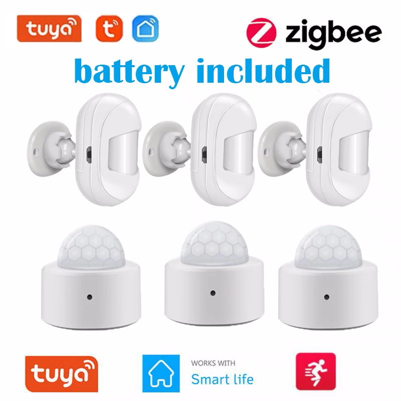 Tuya Zigbee PIR Motion Sensor Smart Human Body Movement Passive Infrared Home For ZigBee Gateway Life | Безопасность и защита