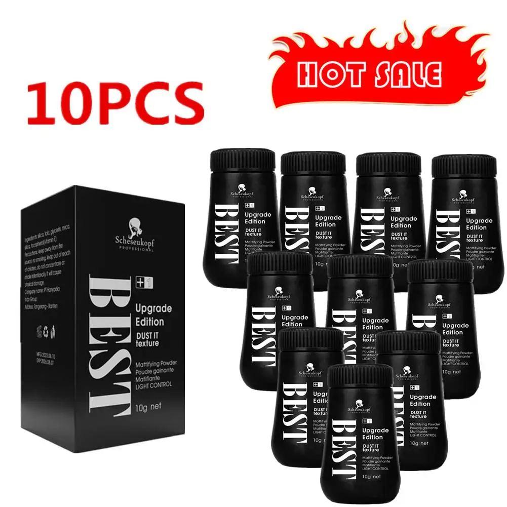 

10PCS 10g Hair Fluffy Powder Haircut Design Increase Hair Volume Frizz Fixed Lasting Model Refreshing Men Hair Styling Powder