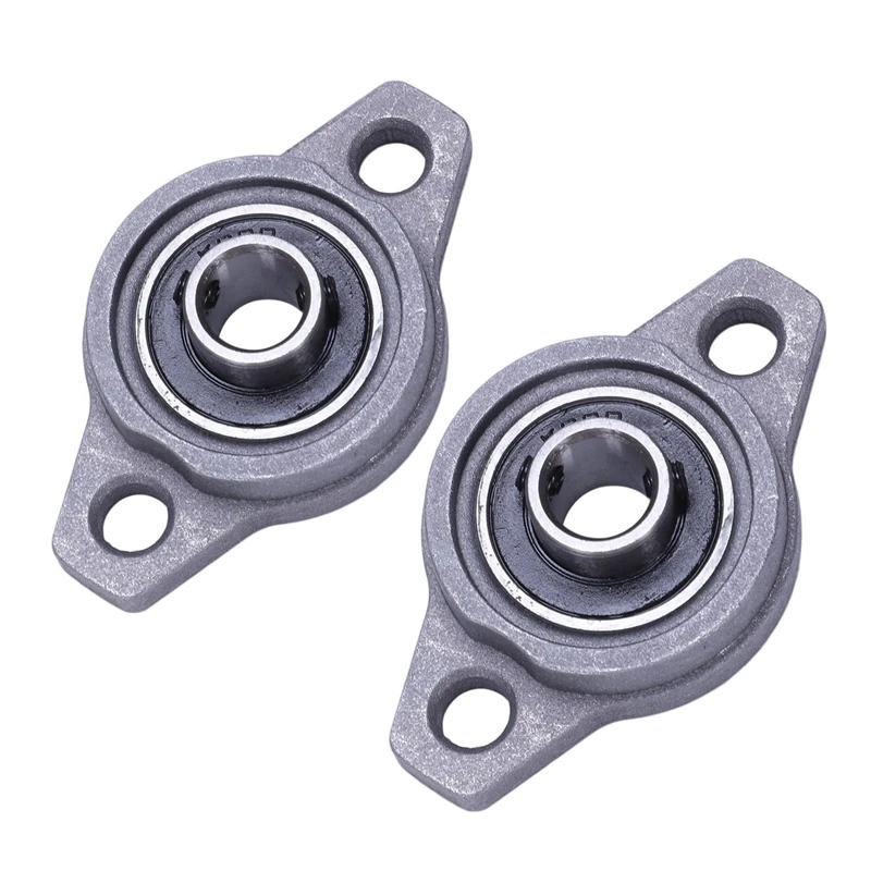 

6PCS KFL000 Zinc Alloy Pillow Block Bearing 10Mm