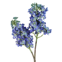 Elegant Handmade Real Touch Silk Lilac Flower Branch (Blue)