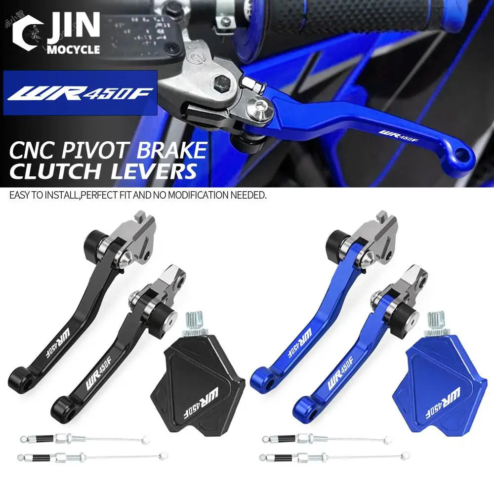 

Dirt Bike CNC Brake Clutch Levers Stunt Clutch Pull Cable Lever Replacement Easy System For YAMAHA WR450F WR 450F 2016 2017 2018