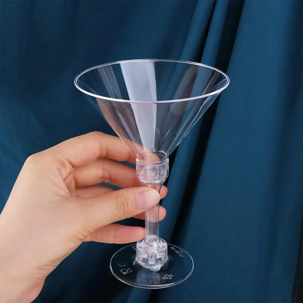 Plastic Cocktail Glasses 50 Sets 5oz Plastic Martini Glasses - Shatterproof Disposable  Cocktail Cups For Weddings & Parties 5oz Party Cups