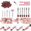 LINMANDA Electric Nail Drill Machine Set Manicure Drill Set Milling Cutters Nail File Equipment Strong Nail Polishing Tool 5