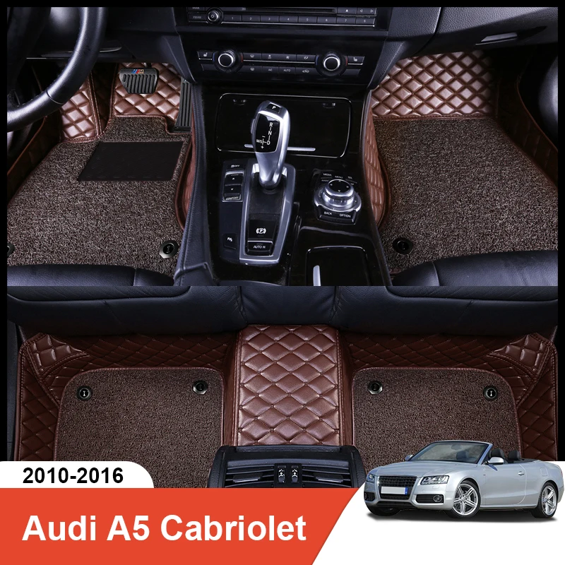 

Custom Fit Car Floor Mat for Audi A5 Cabriolet Accessories Interior ECO Durable Thick Carpet Customize for Left and Right Drive