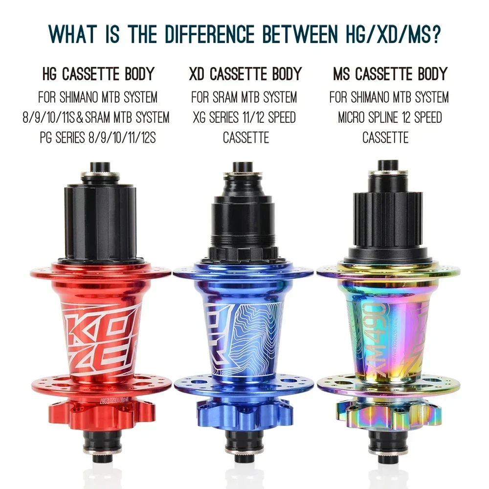 MTB Bicycle Hub Cassette Body for HG 8-11S NX XD MS 12S Freehub Body Bike  Parts