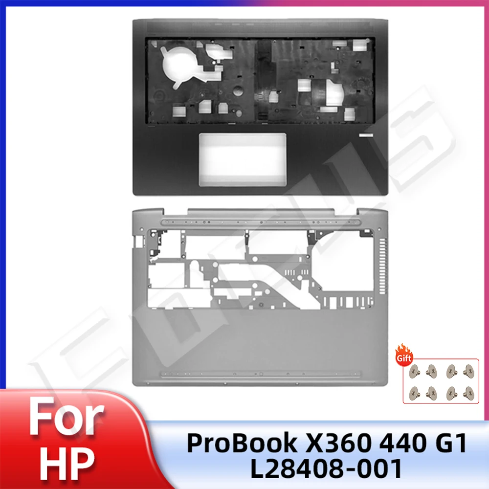 Nuova Custodia Per Hp Probook X360 440 G1 Palmrest Custodia Superiore Superiore Coperchio Inferiore Topcover L28408-001 Custodia