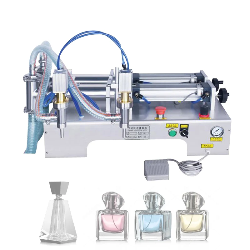 

Liquid Filling Machine Stainless Steel Pedal Type Pneumatic Quantitative Juice Filling Machine Beverage Packing Filler