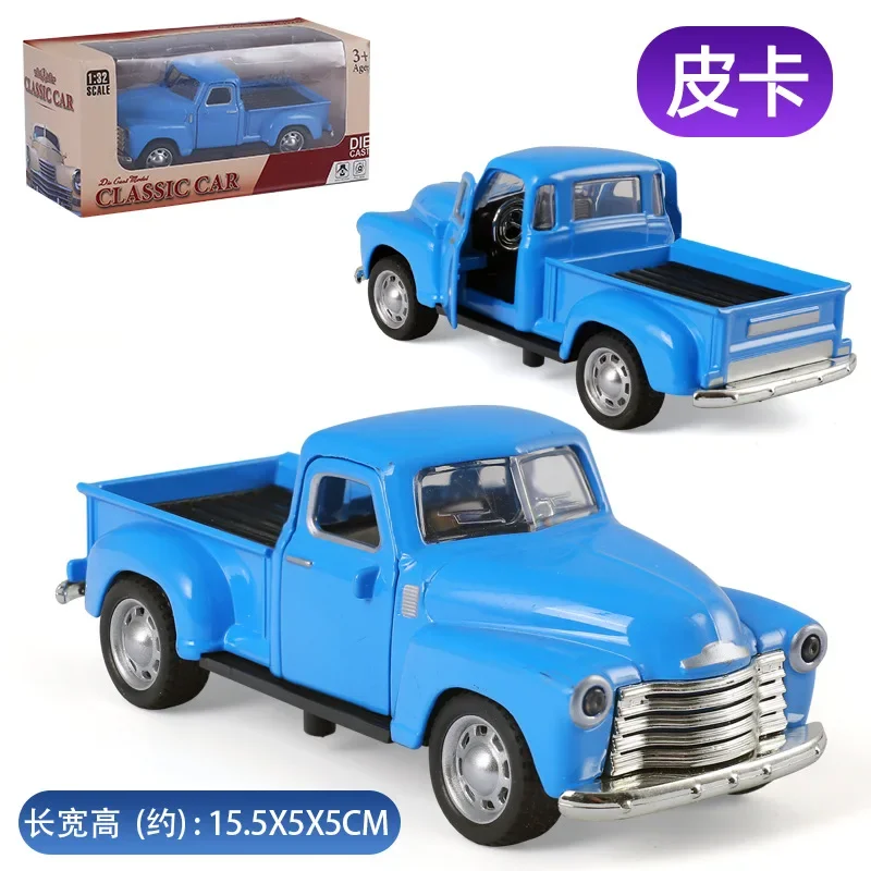 1:36 Ford Suv Vintage Vintage Classic Pickup In Lega Modello Return Force Door Opening Toy Boy Collection Toy Gifts G11