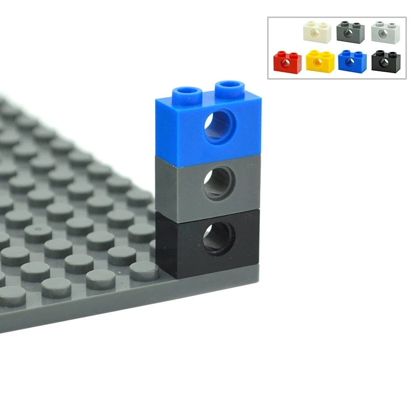 Technical Building Block MOC Combination Studded Long BeamHole Thick Bricks Compatible 3703 32018 3895 2730 3894 370