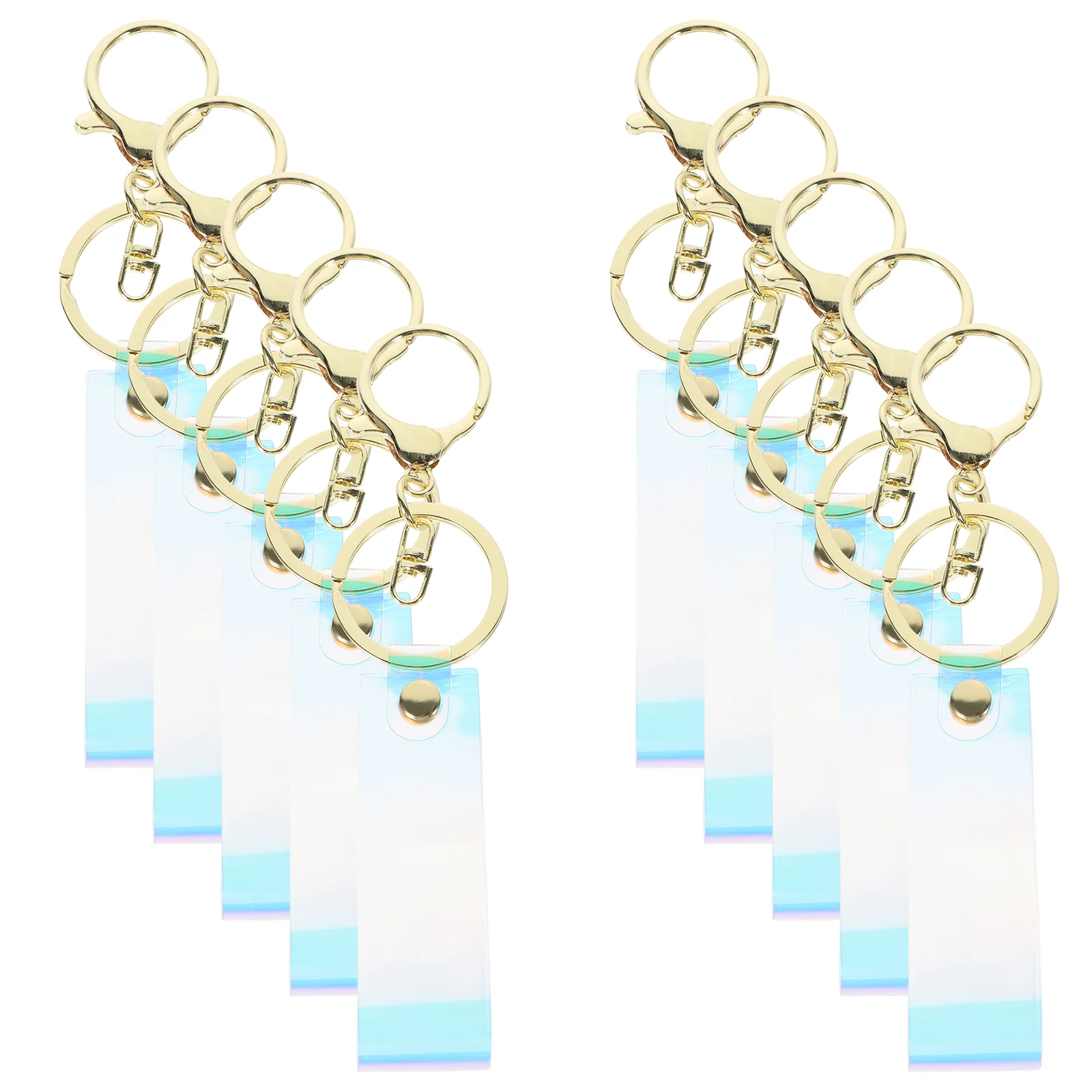 

10pcs Small Keychains Bag Hanging Key Rings Purse Key Chain Minimalist Bag Keychains