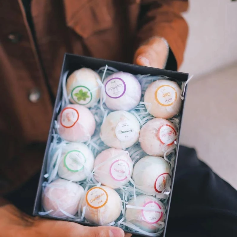 Beautifier Life Dry Skin Moisturizer Bath Bombs Gift Set 12, With Relaxing Scents Made From Essential Oils For Bubble And Spa Bath, Handmade Christmas Gifts For Her/Him, Wife, Girlfriend - View #5