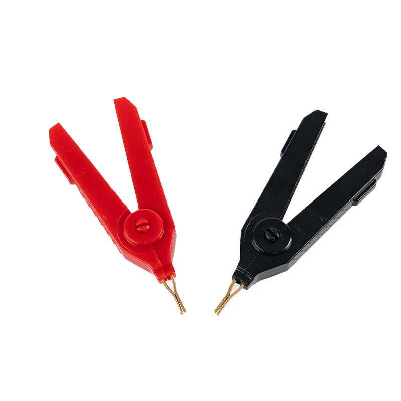 LCR-Plated Copper Alligator Clip Kelvin Four Clip Duckbill Clips 2pcs/set