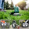6Inch Steel Wire Wheel Brush Disc Garden Rotary Weed Brush Cutter Head Lawn Mower Universal Trimmer Head Steel Wire Wheel Brush 4