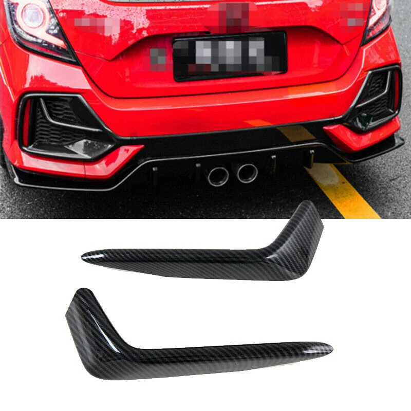 Cubierta De Lámpara Antiniebla Delantera Para Honda Civic Type R 2017-2020 - Negro, Encaje Universal