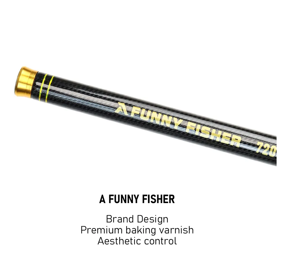 JOSBY-새로운 초경량 슈퍼 하드 스트림 핸드 폴 2.7/3.6/4.5/5.4/6.3/7.2 미터 탄소 섬유 텔레스코픽 낚싯대 물고기 태클, 카본 파이버 낚싯대 낚시대