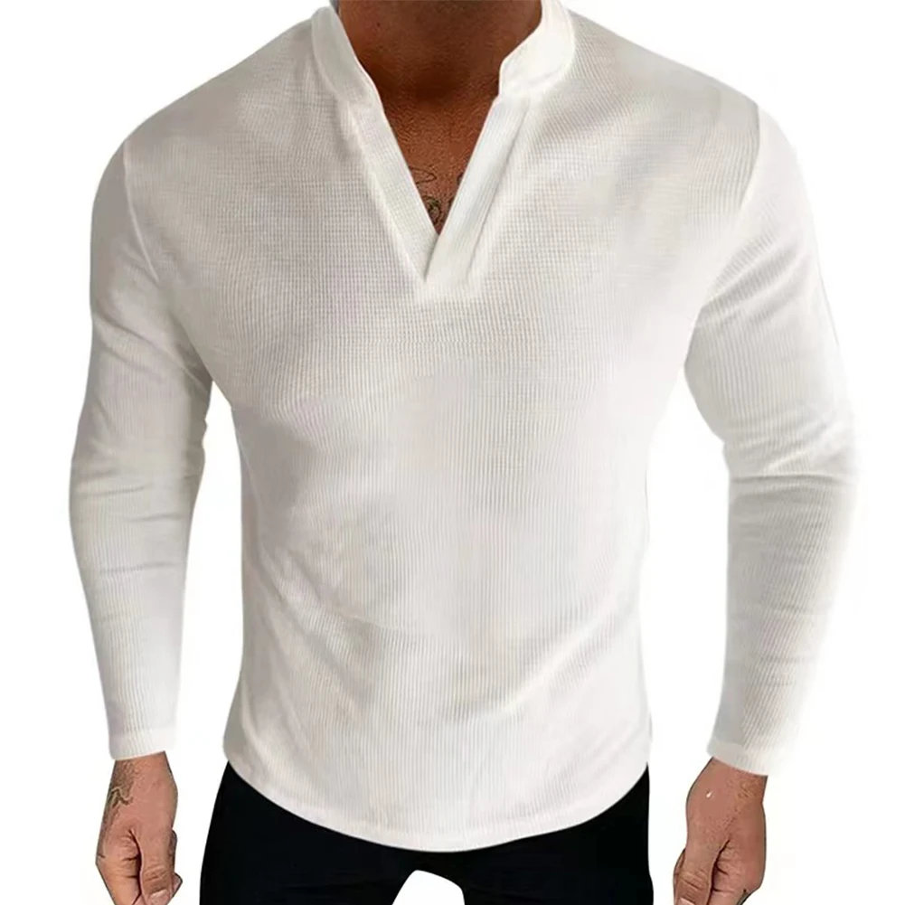 

Tops Mens T-shirt Leisure Undershirt Activewear Autumn Warm Blouse Winter Breathable Comfy Fitness Long Sleeve