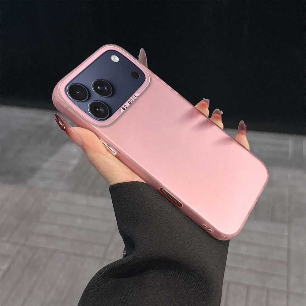 Cartoon Cute M-Miffy Electroplated Silver & Laser Pink Phone Case