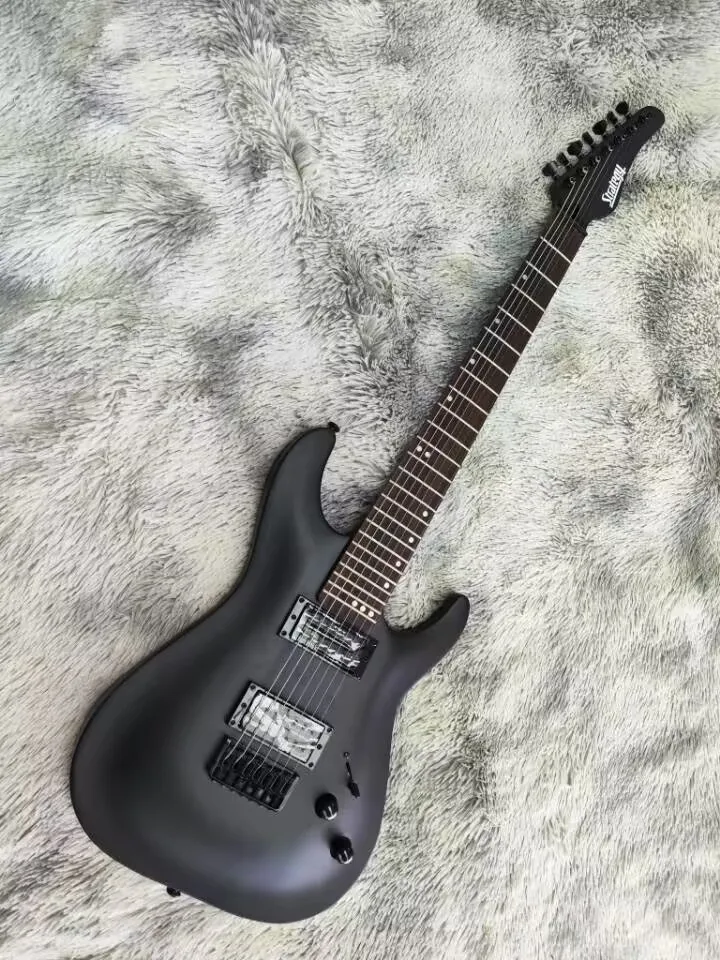 

Seven-string matte electric guitar, custom made