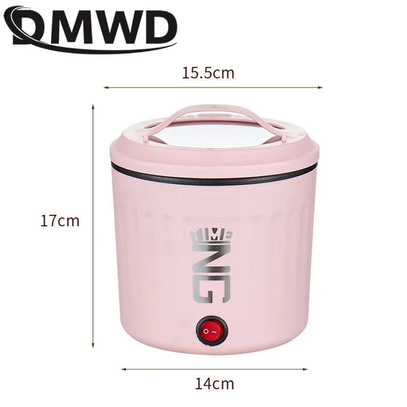 110V/220V Electric Hot Pot Multifunction Rice Cooker Skillet Instant Noodle Pot Porridge Soup Stew Meals Heater Frying Pan