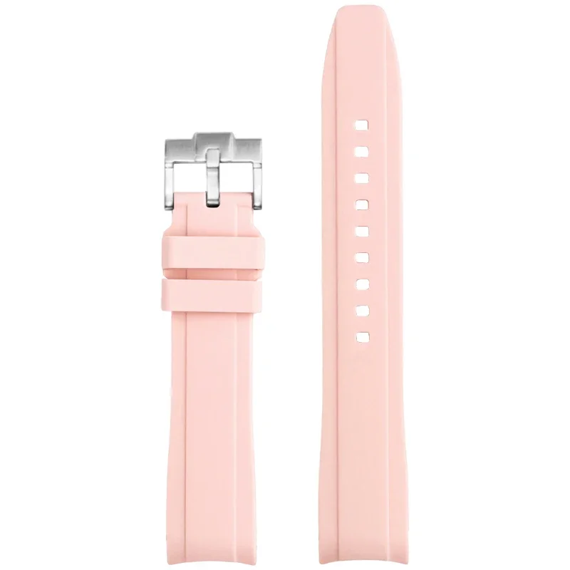 High Tensile Silicone Strap with Universal Curved End and Butterfly Buckle
