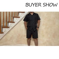 Embroidery Floral Patchwork Shirts for Men Casual Multi-Pocket Mens Short Sleeve Shirt Cuban Camp Guayabera Ethnic Men Clothing 2