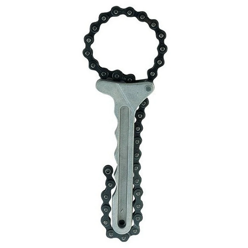 

Oil Filter Chain Wrench Pliers Remover Filter Wrench Car Engine Oil Grid Filter Chain Wrench Handle Wrench Disassembly Durable