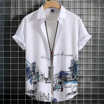Men’s 3D Patchwork Shirt 1