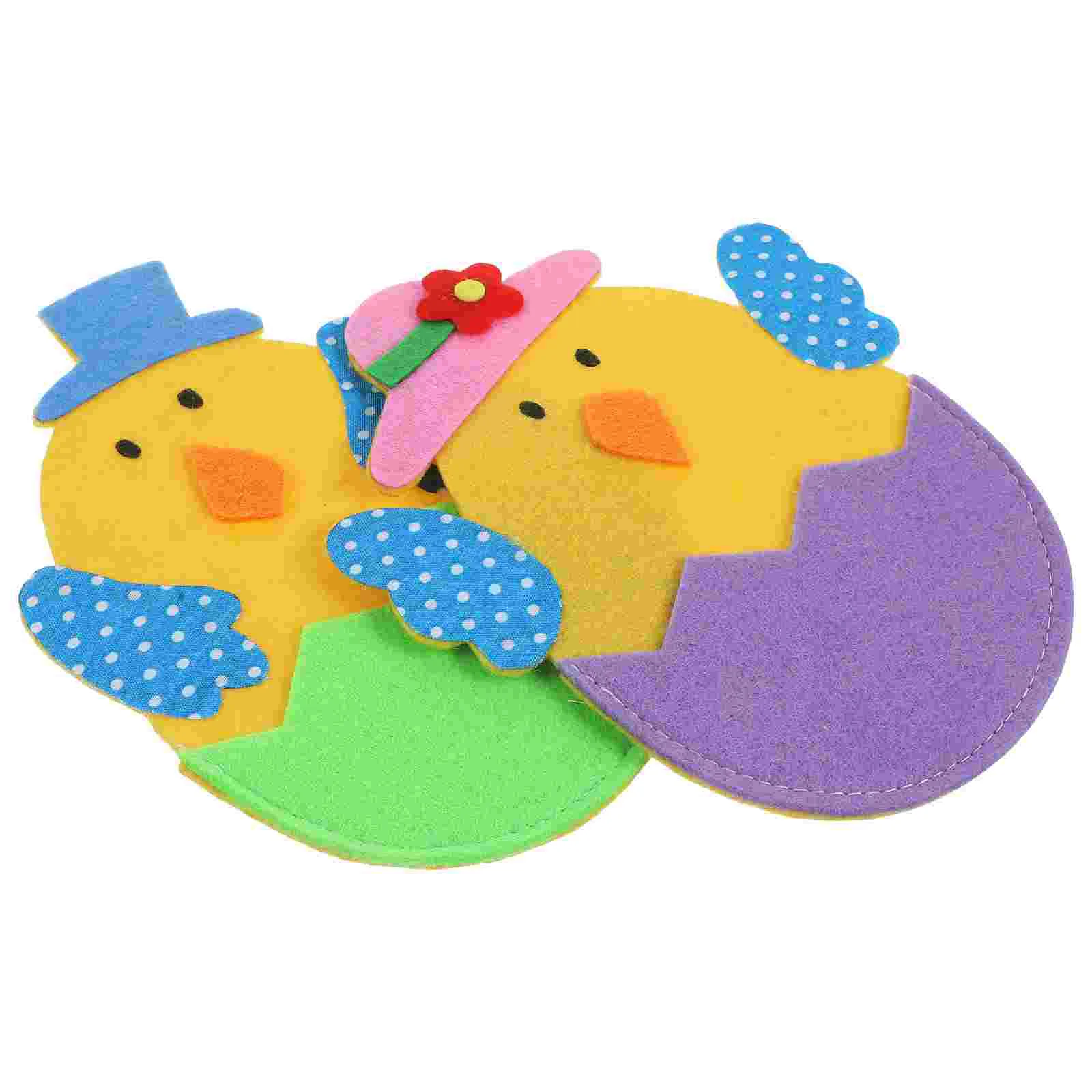 

2pcs Easter Party Cutlery Holder Cutlery Pouch Spring Party Tableware Bags