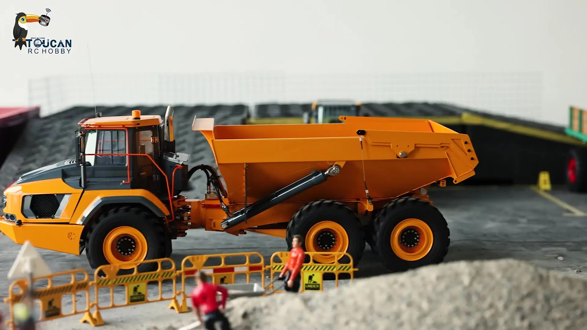LESU 1/16 Металлический Гидравлический Грузовик 6x6