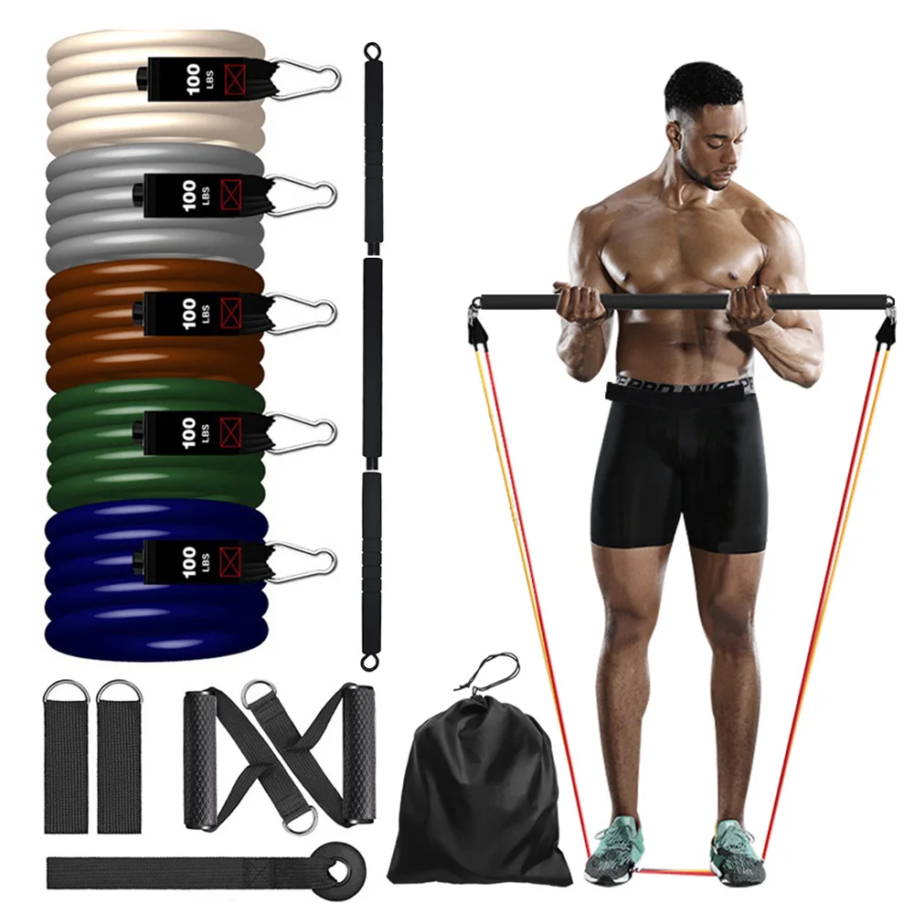 Resistance Bands Set Yoga Exercise Fitness