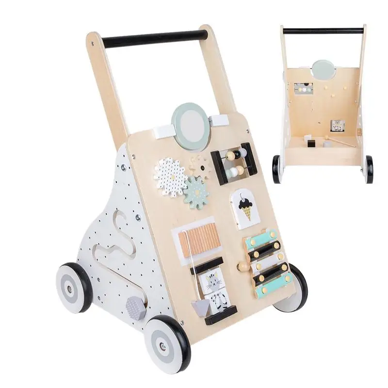 

Infant Children's Walker Trolley Music Walker Anti-rollover Baby Learn To Walk Stroller Toys Educational Push Walker