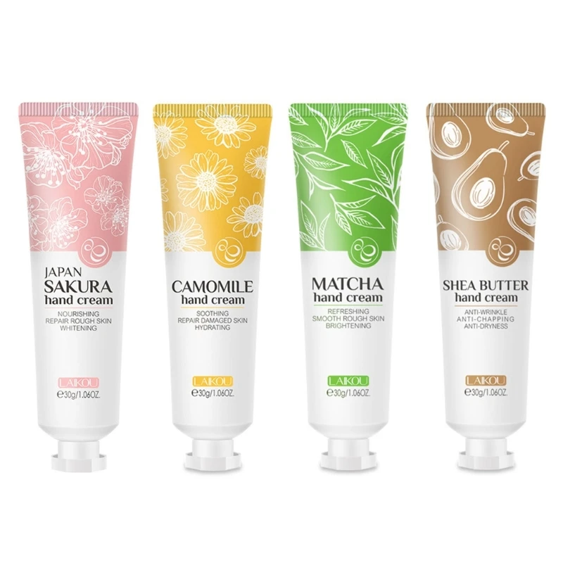 Deep Moisturizing Refreshing Hand Cream SakuraMatcha Shea Butter-Chamomile Gentle Soften-Keratin Improve Dry-Body Lotion