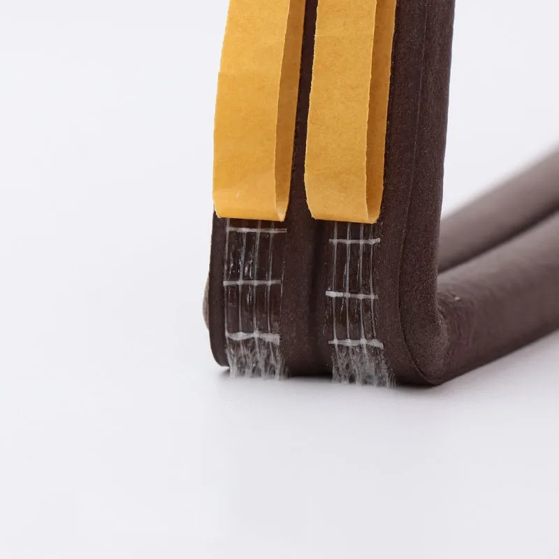 2 Meters Self-adhesive Door and Window Sealing Strip Glass Window Anti-collision Rubber Strip Foam Sound Insulation
