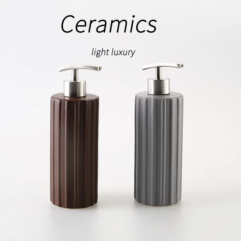 

Ceramic Lotion Bottle Shower Gel Bottle Hand Sanitizer Bottle Soap Dispenser Shampoo Bottle Lotion Container Bathroom Products