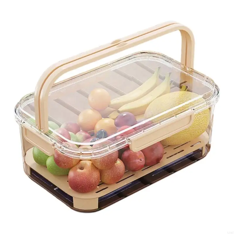 N58C Kids Lunch Box Crisper Containers for Healthy Meals Container Case with Lid