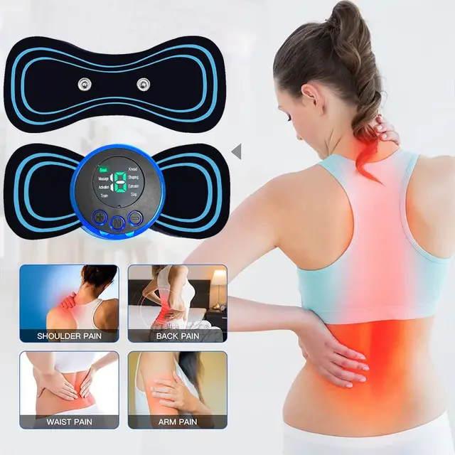 Intelligent Mini Electric Neck Massager Charging Portable Shoulder and Neck Neck Massage Patch with Multiple Adjustable Levels 3